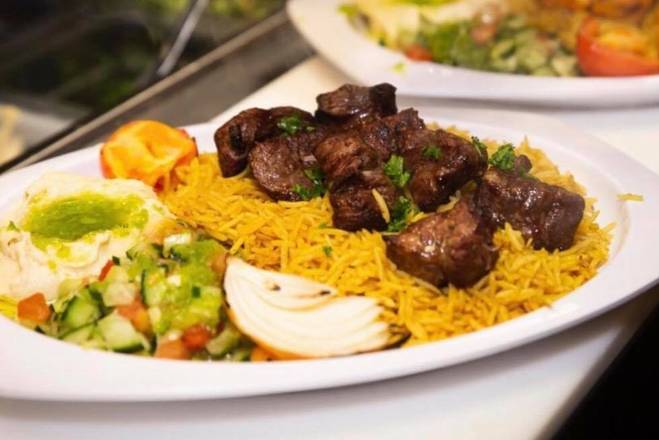 Beef Shish Kabob Plate