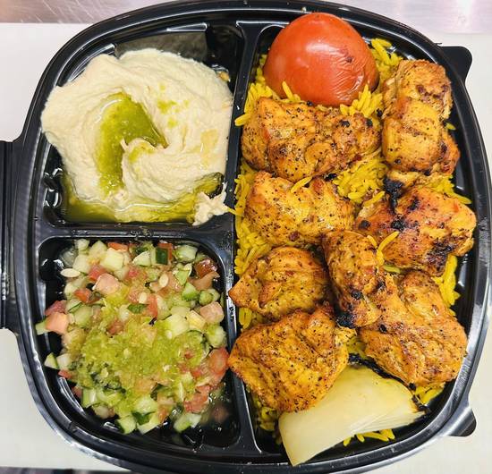 Chicken Shish Tawook Plate