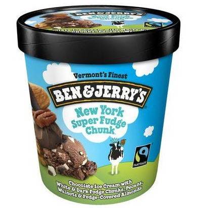 Ben and Jerry's New York Super Fudge Chunk (1 pt)