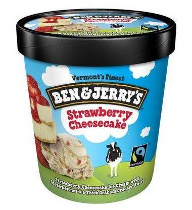 Ben and Jerry's Strawberry Cheesecake (1 pt)