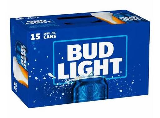 Bud Light 15pk-16oz cans