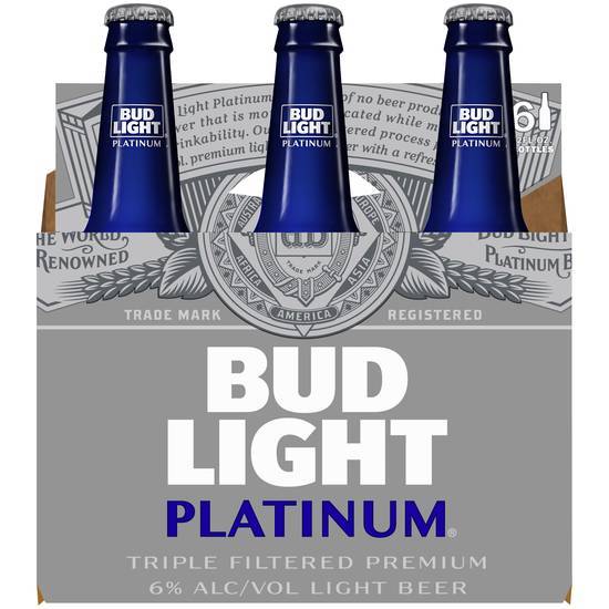 Bud Light Platinum, 6pk-12oz bottles