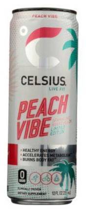 Celsius Peach Vibe (12oz)