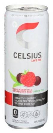 Celsius Raspberry Acai Green Tea (12 oz)