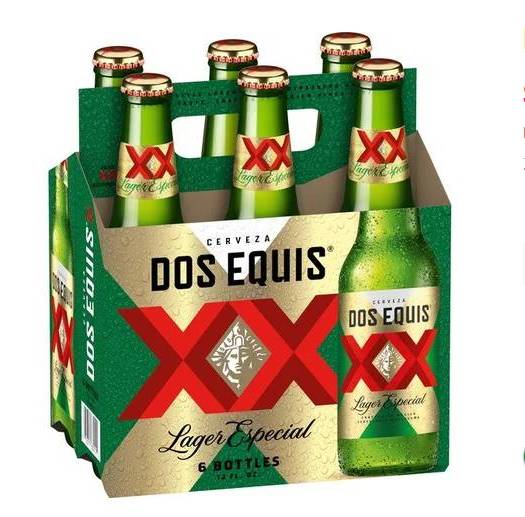 Dos Equis Lager Beer 6pk-12oz bottles
