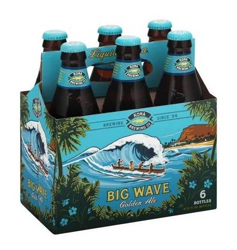Kona Big Wave Golden Ale 6pk-12oz bottles
