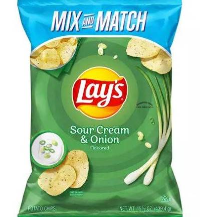 Lays Sour Cream and Onion (16 oz)