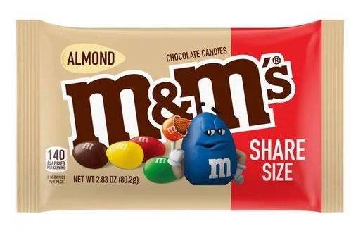 MandM's Almond Share Size
