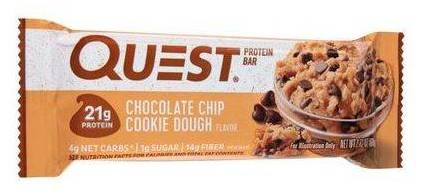 Quest Choc Chip Cookie Dough Protein Bar
