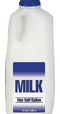 Reduced Fat Milk 2% (Half Gallon)