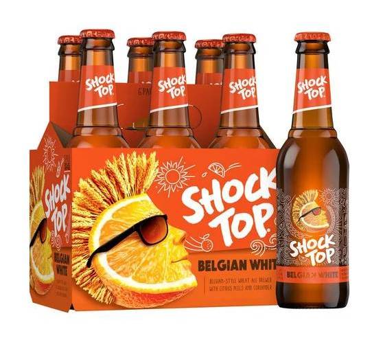 Shock Top Belgian White Beer 6pk-12oz bottles
