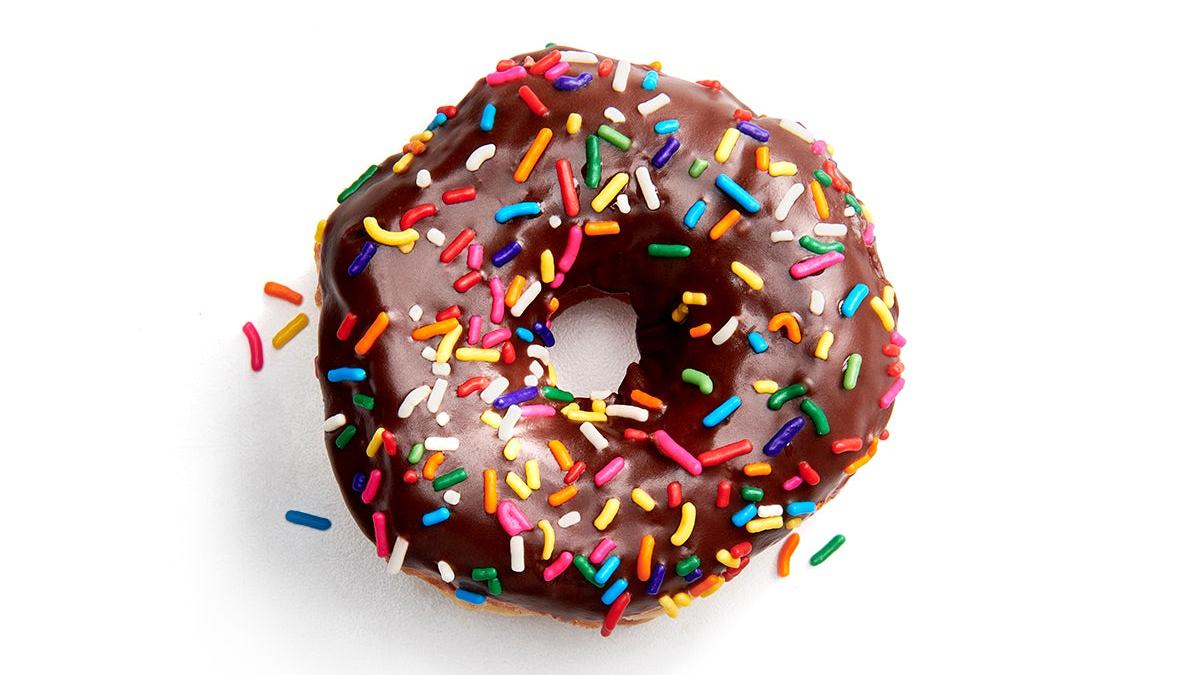 Chocolate Iced with Sprinkles