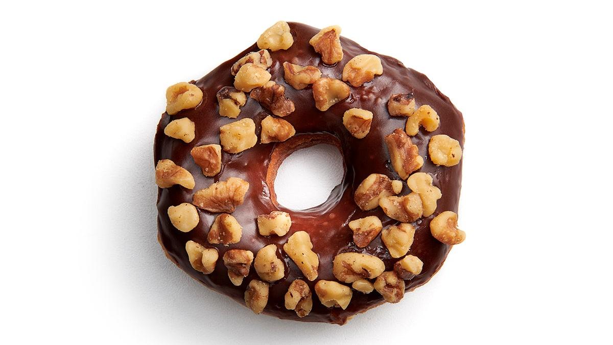 Chocolate Iced with Walnuts