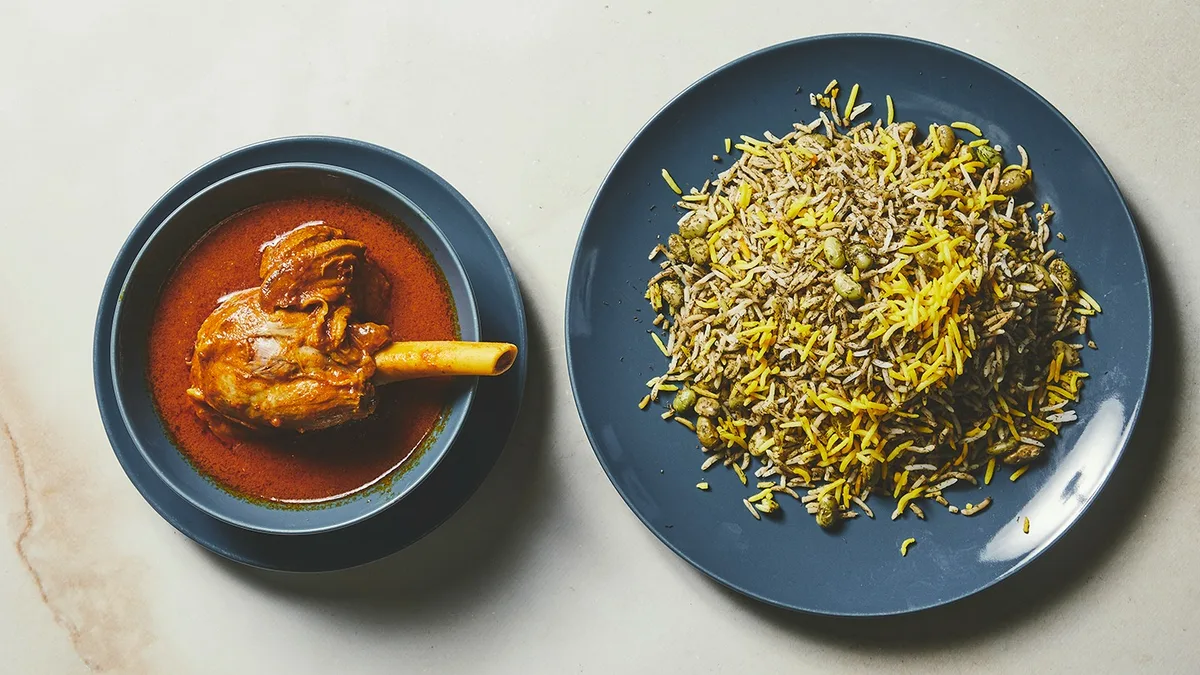 Baghali Polo Ba Mahiche