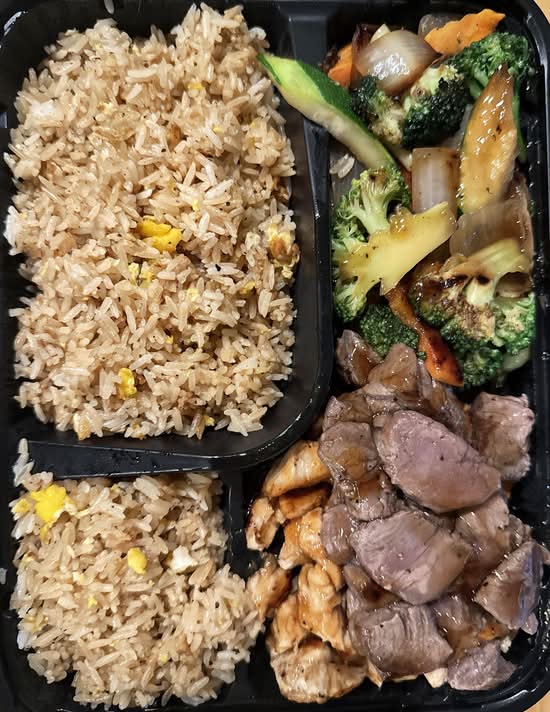 Hibachi Chicken and Filet Mignon