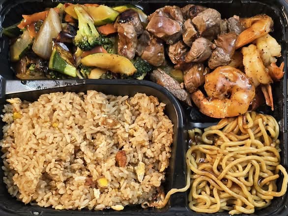 Hibachi Filet Mignon and Shrimp