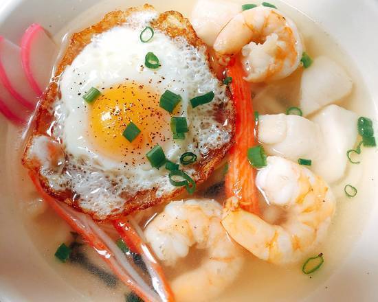 Seafood Udon Noodle Soup