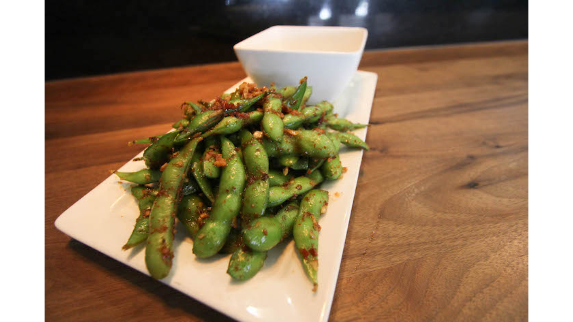 Garlic Edamame