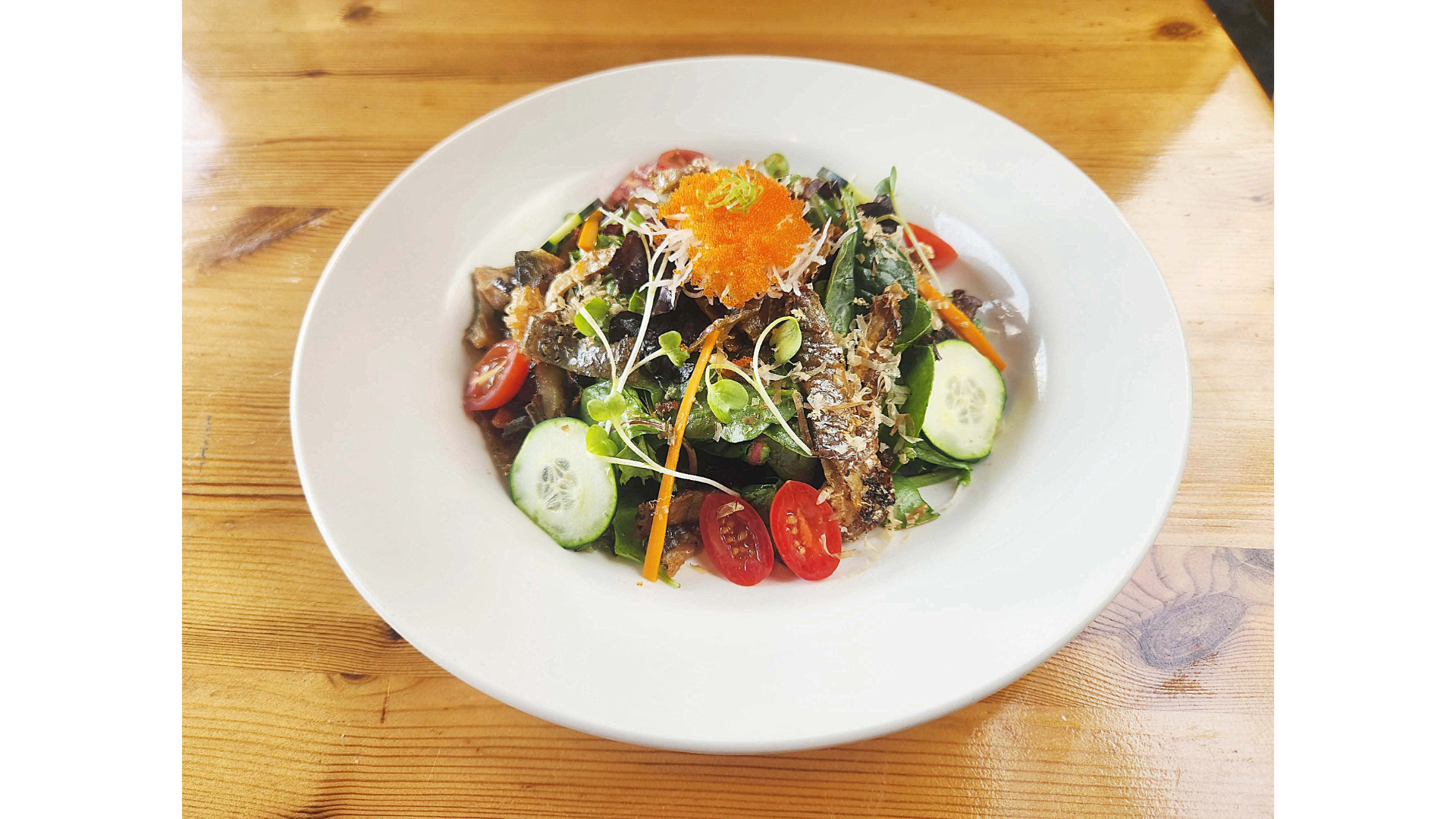 Salmon Skin Salad