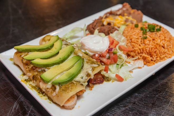 Shrimp Echiladas