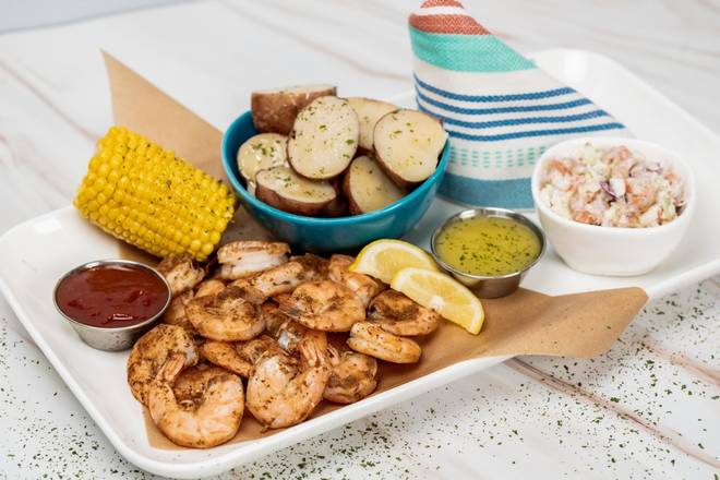 Steamed Shrimp Platter