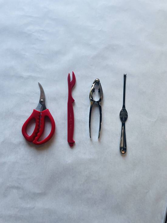 Seafood Boil utensils