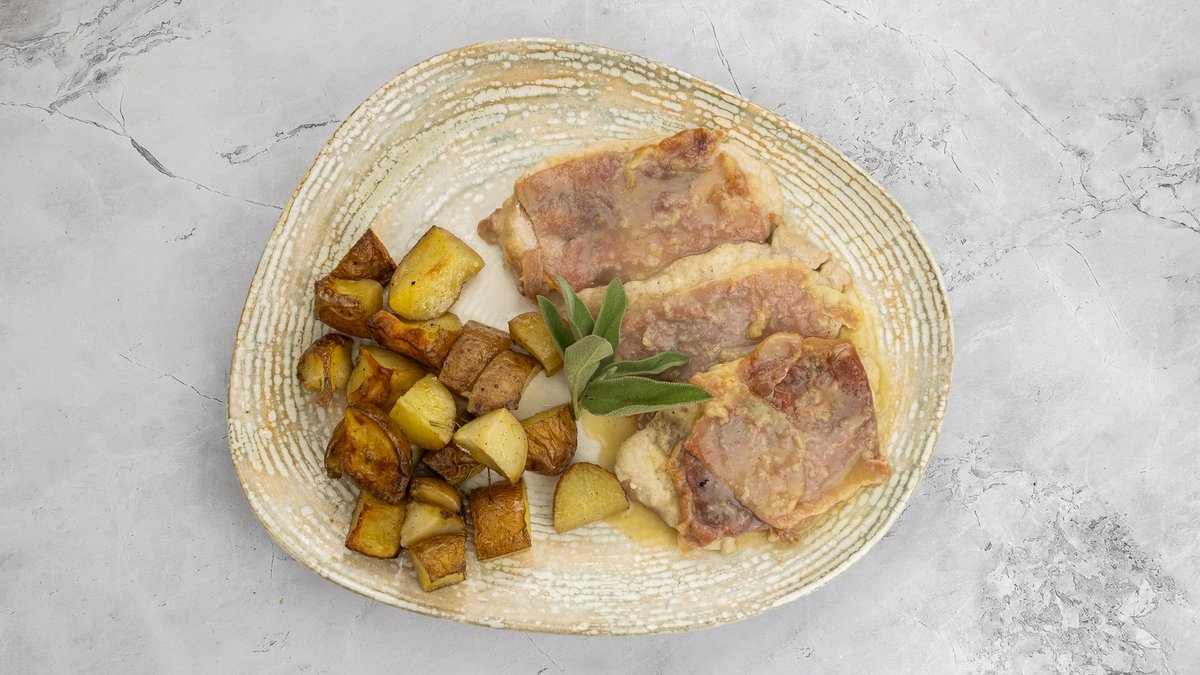 Saltimbocca alla Romana con Patate al Forno
