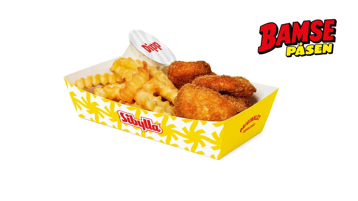 Nalle-Majas Kycklingnuggets Meny