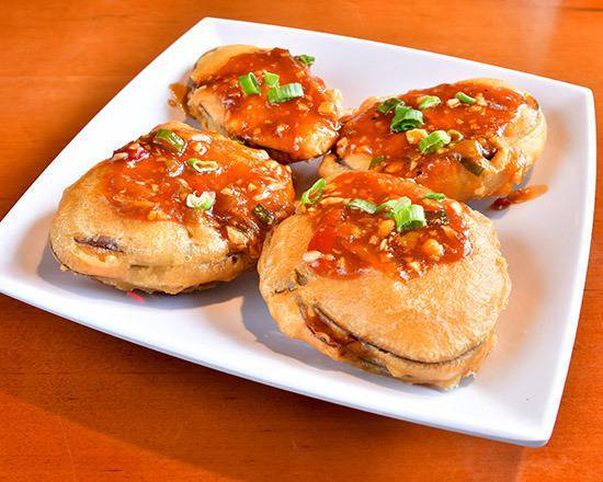 Stuffed Eggplant in Garlic Sauce pancake(Pork)