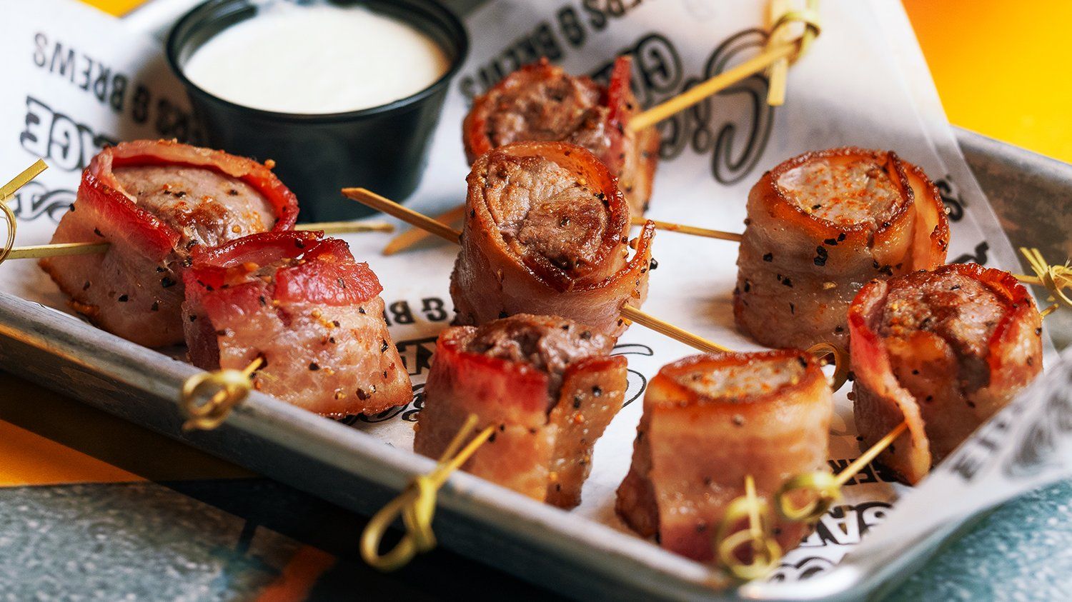 Bacon Wrapped Steak Bites