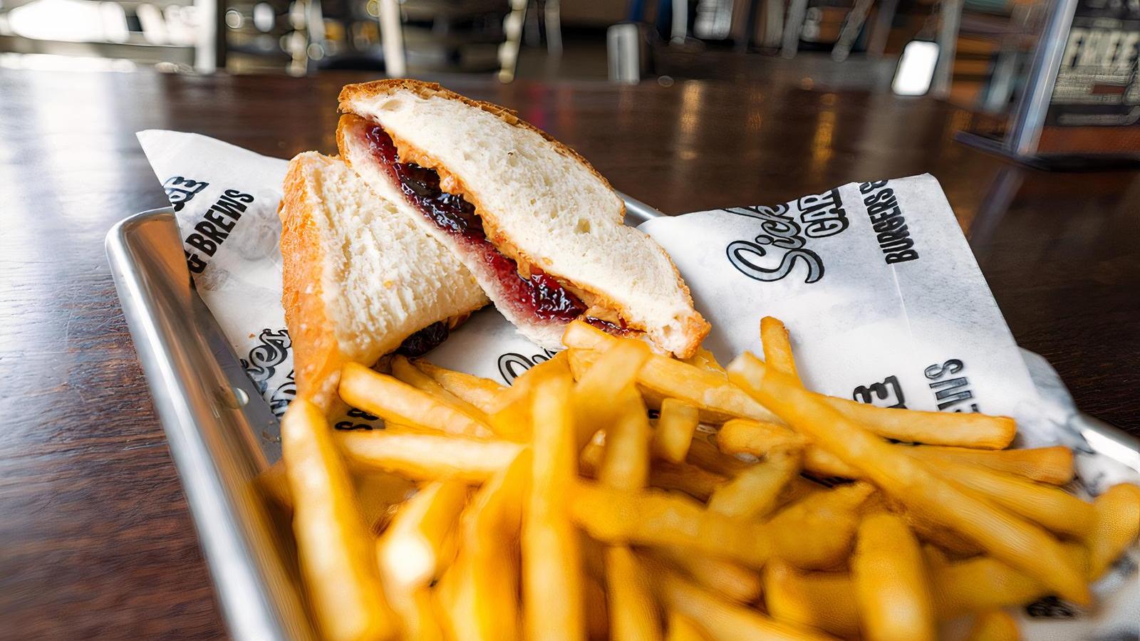 Kids PBandJ Sandwich