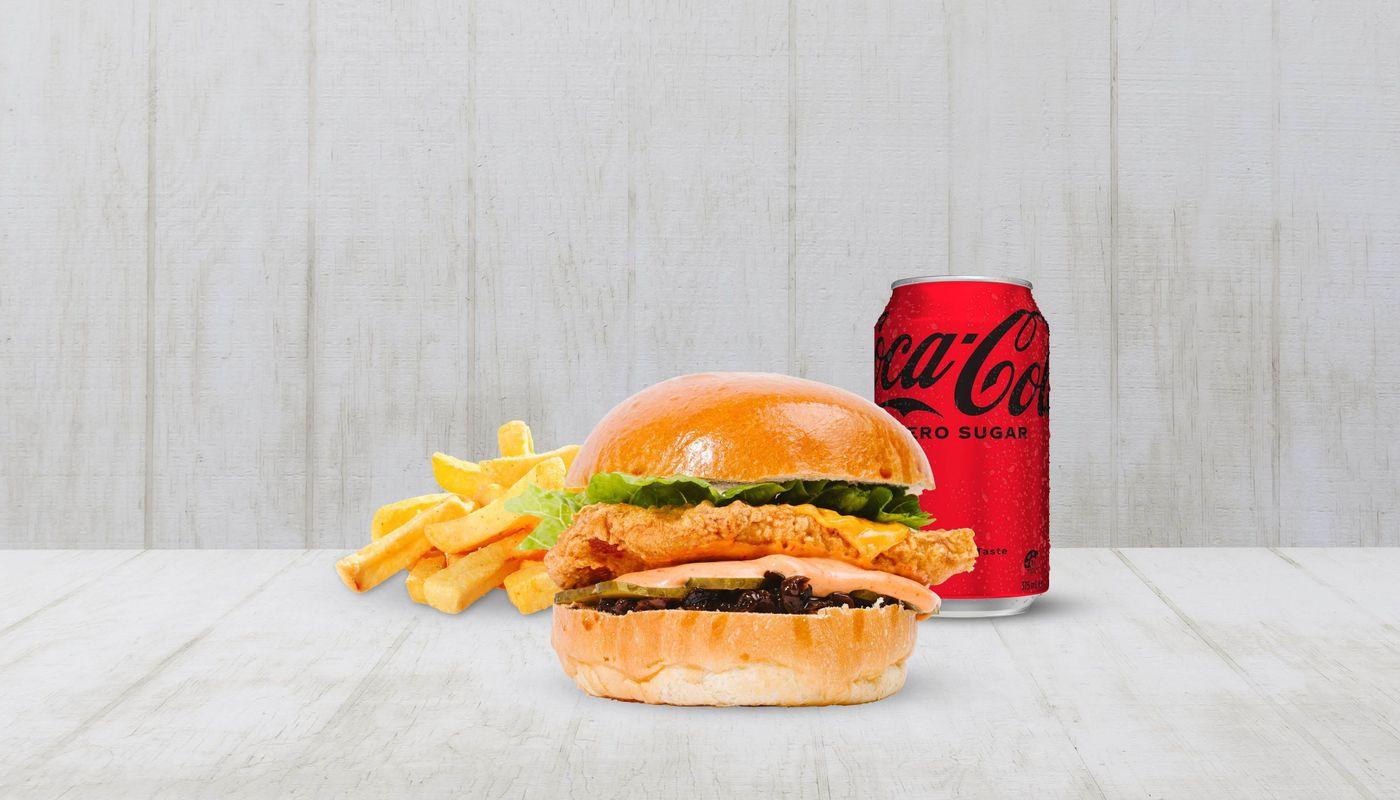 Ringmaster Burger meal