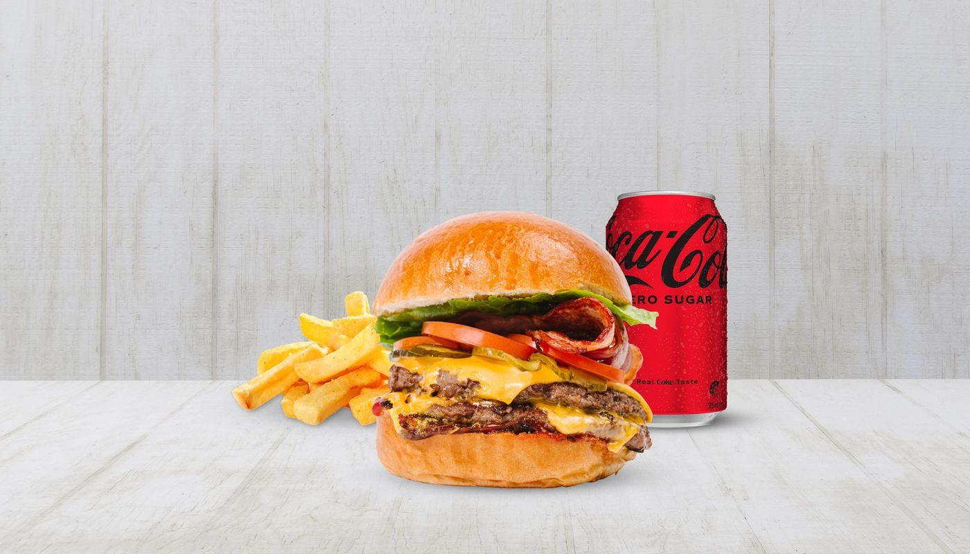 Strong Man Burger Deal