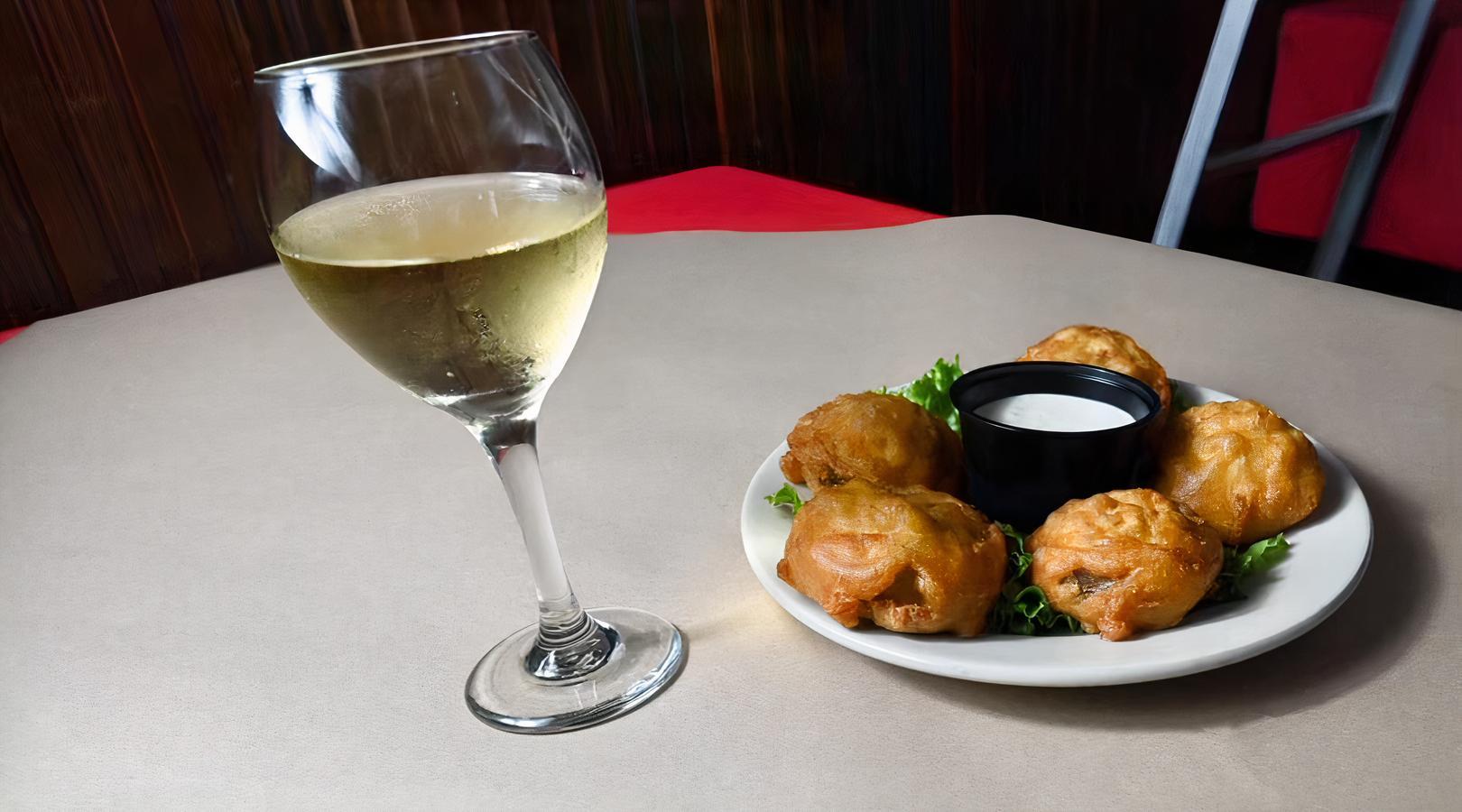 Giant Fried Mushrooms