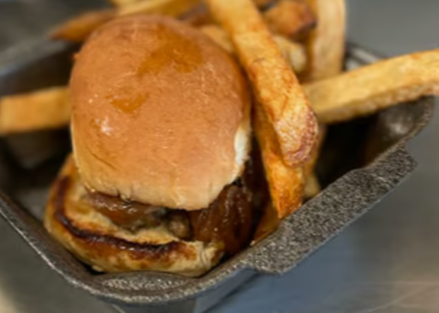 Kids Mini Cheeseburger and Fries