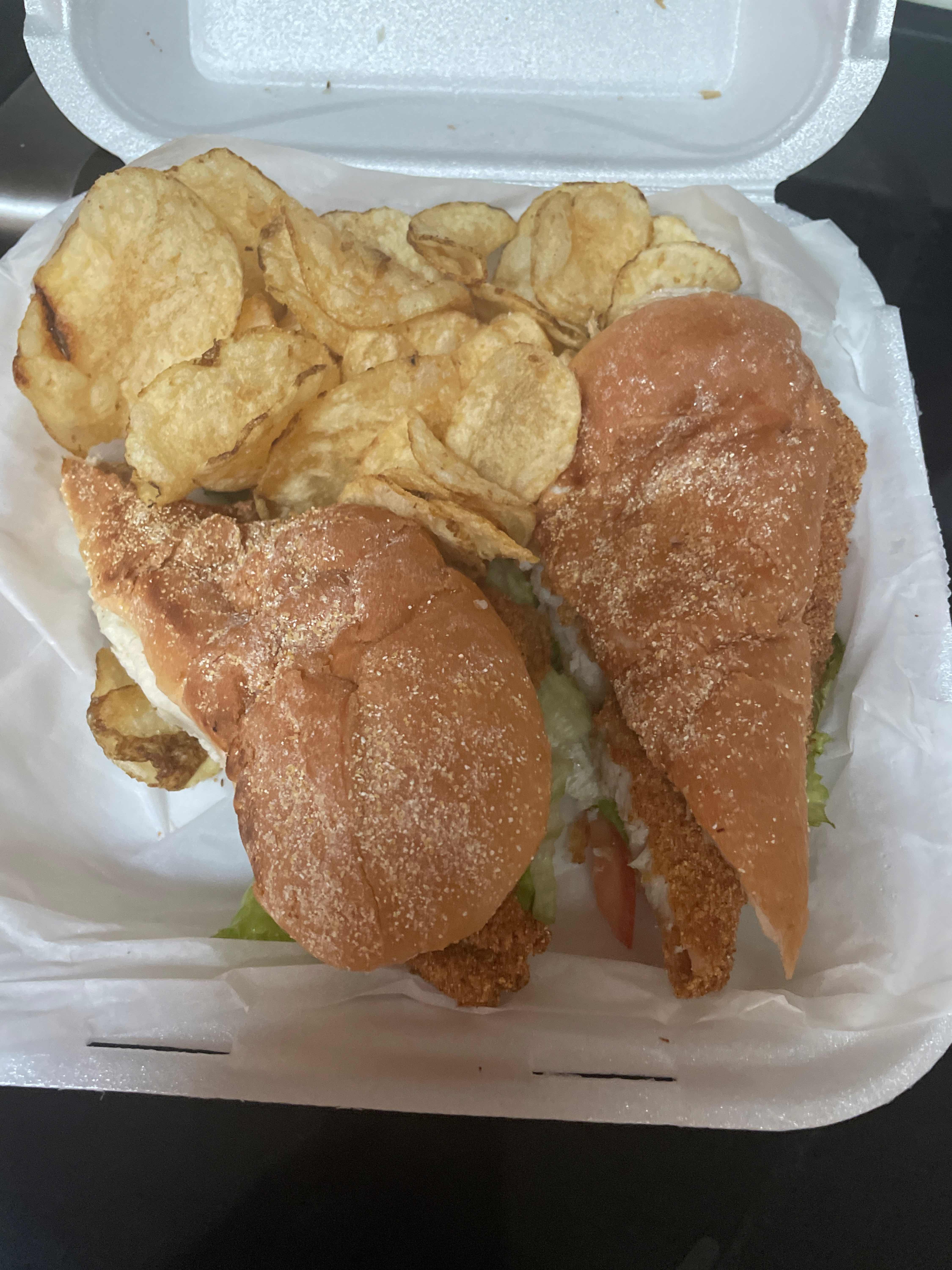 Louisiana White Fish Sandwich