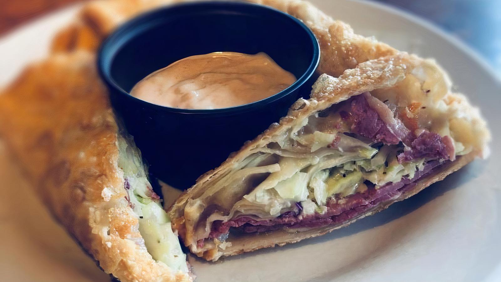 Reuben Egg Rolls