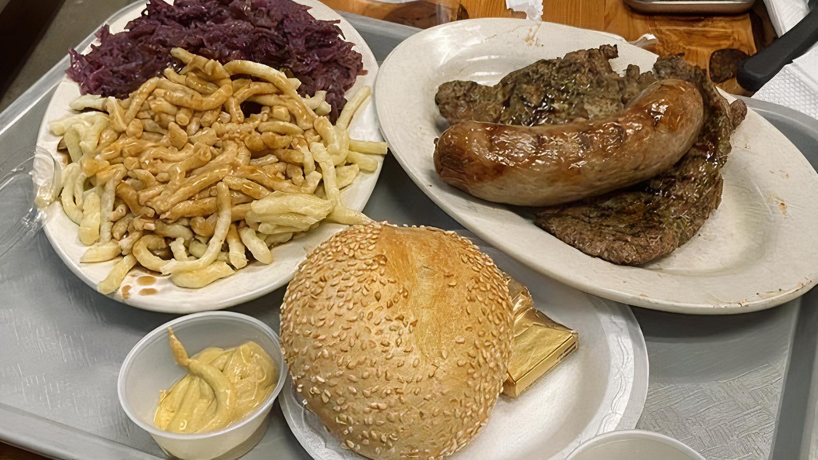 Pork Steak and Bratwurst Combo