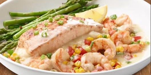 Chipotle Salmon and Shrimp