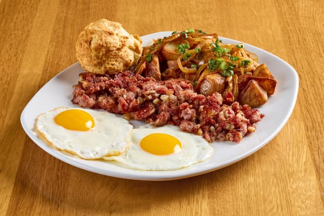 Corned Beef Hash and Eggs