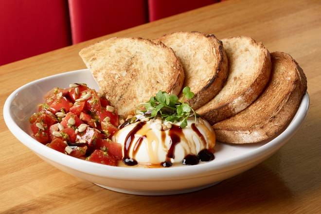Local Burrata Bruschetta