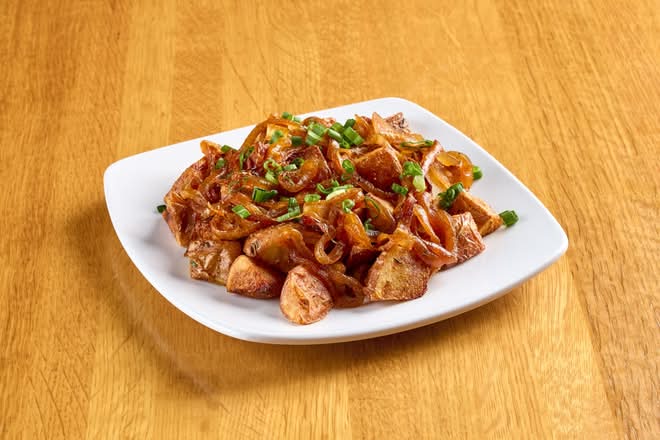 New! Homefries with Caramelized Onions