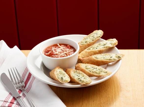 New! Mozzarella Spinach Artichocke Eggrolls