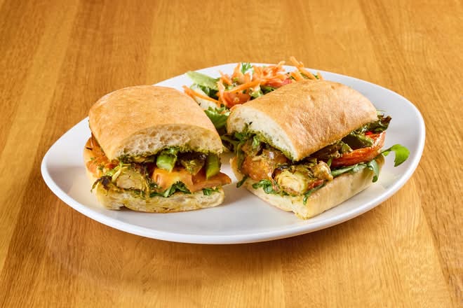 New! Roasted Veggie Ciabatta