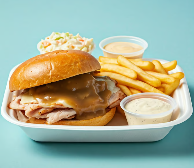 Turkey and Gravy Platter