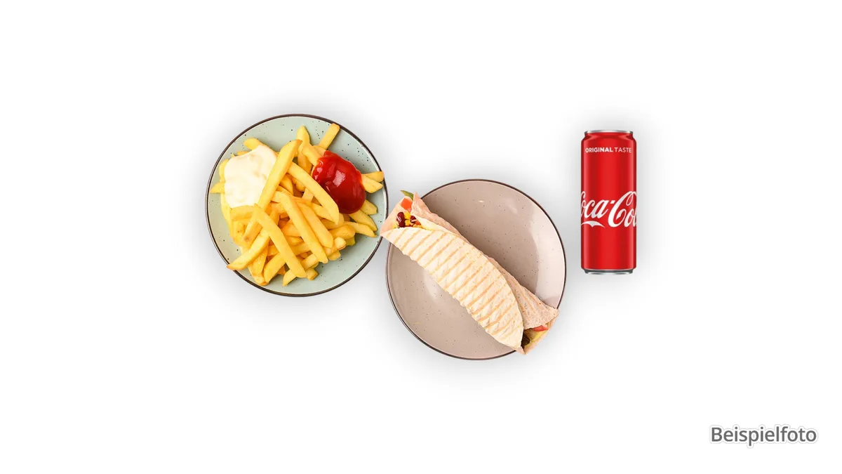 Gefülltes und Gebackenes Wrap-Menü