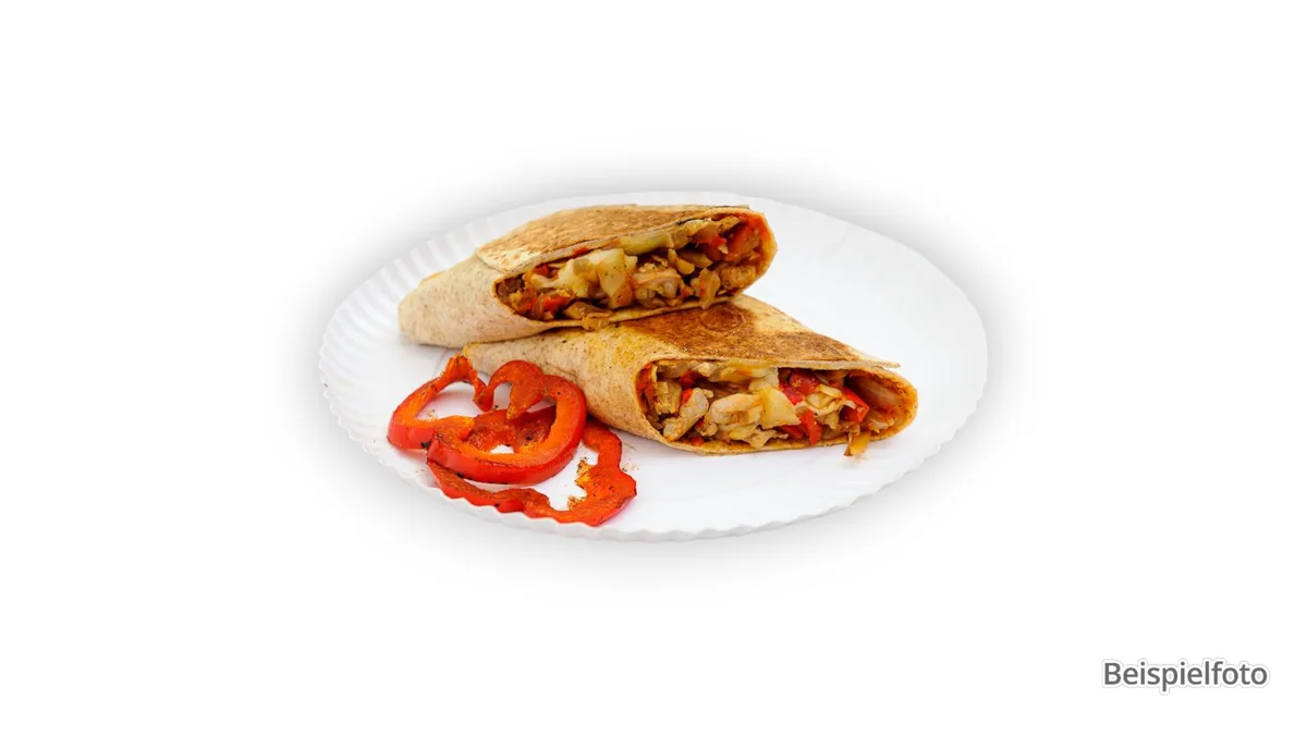 Wrap-Gericht nach türkischer Art
