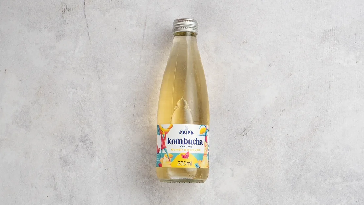 Kombucha - Menta and Limeta, limenka, 330ml