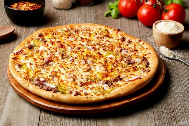 Cheeseburger Pizza