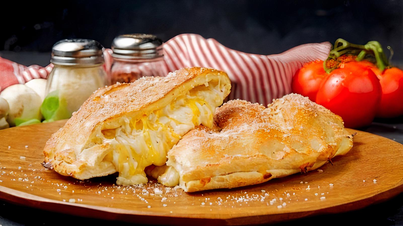 Triple Cheese Calizone
